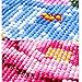 Pink Flower Cat Diamond Painting Kits 14x20 Inch Round Full Drill Cute Cat Crystal Diamond Dot Kits Perfect for Relaxation and Home Decor (Marie Cat)