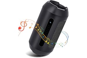 KEHZKCT 128G Spy Camera Hidden Camera Bluetooth Speaker, Best Hidden Camera with Night Vision,1080P Full HD Mini Camera,Small Nanny Cam,Hidden Camera for Indoor Security,No WiFi (Black)