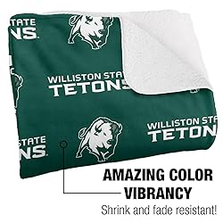 Williston State College Blanket, 60"x80" Logo