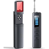 Qyzue Hidden Camera Detectors, Spy Camera Detector with RF Signal & Infrared Detection for Wireless Cameras, GPS Trackers, Privacy Protection, Portable Travel Safety Tool