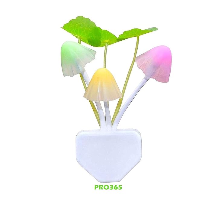 PRO365 Kids Plastic Magic Night Lamp Beautiful Illumination Automatic on/off Smart Sensor (Multi-coloured)
