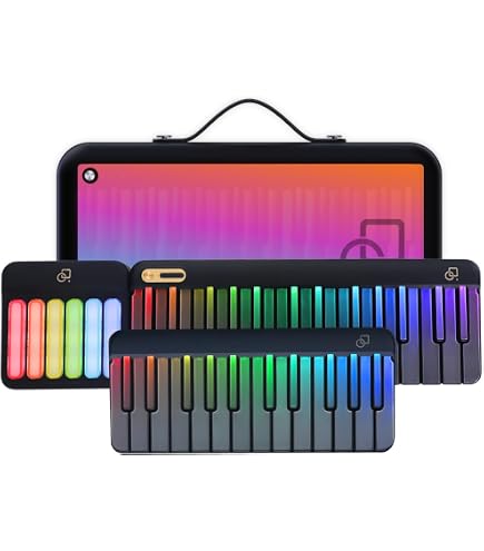 Akozon Piano Portable à Main Roll Up Piano 88 Touches Pliable Portable