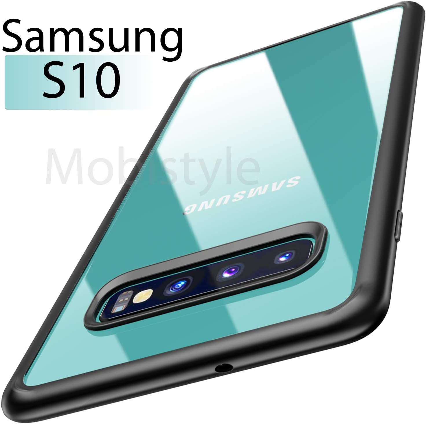 mobistyle TPU Back Cover for Samsung Galaxy S10 -Black