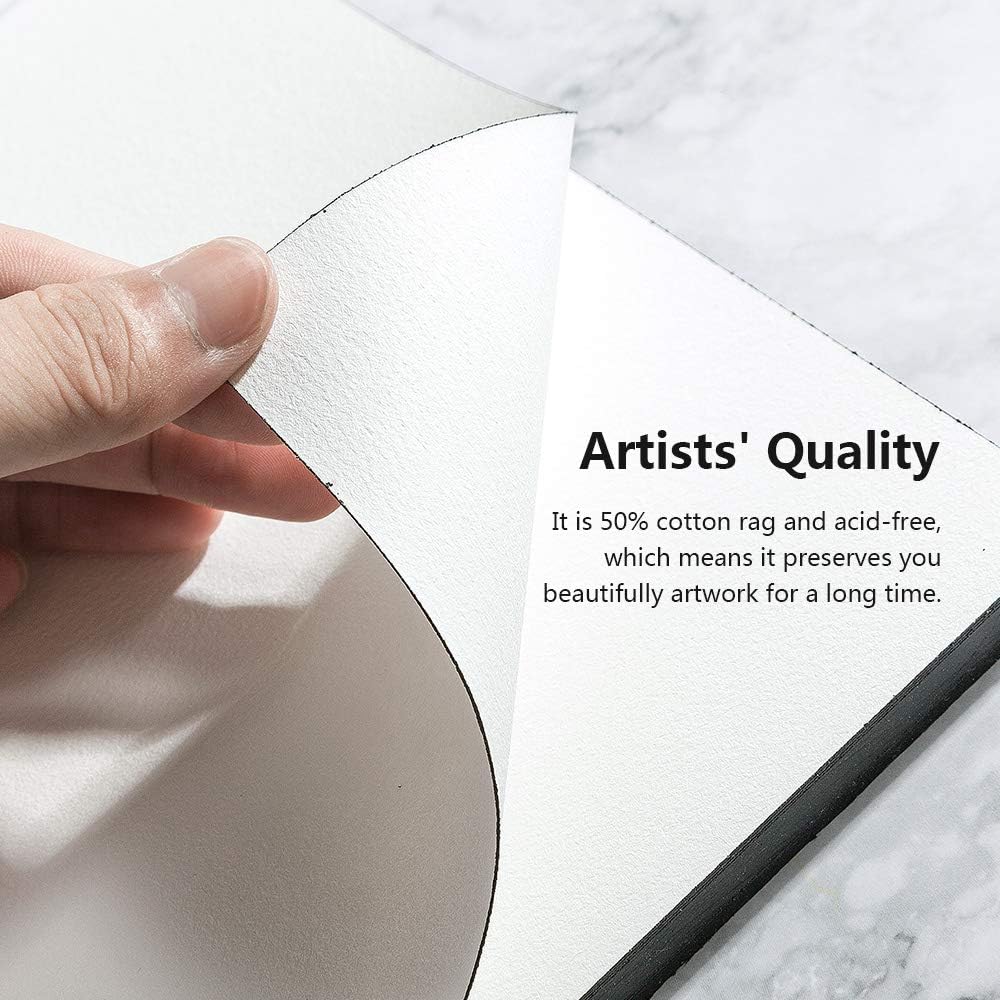 20 Sheet 140lb Artist Quality Watercolor Paper Pad AcidFree Cold