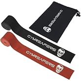 Floss Muscle Bands for Recovery &amp; Flossing Sore Muscles and Increasing Mobility - Compression Stretch Band Pair with Carrying Case