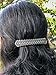 Celtic Braid Bar Hair Clip, Extra Large Hand Crafted Metal Barrette Made in the USA with 100mm Clip by Oberon Design