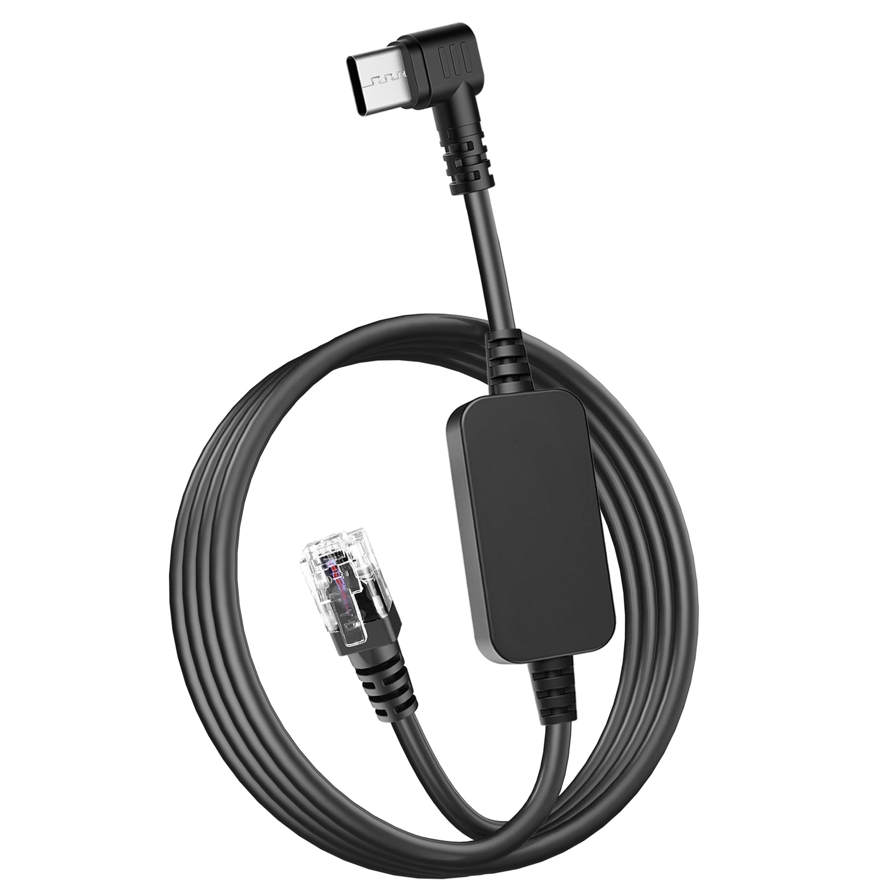 Photo 1 of SYGGDERS USB-C to RJ11 Power Cord, Radar Detector Cable, for Replacing Radar Detector Cables Such as Uniden R1 R3 R7 Beltronics Cobra Whistler Escort MAX360 Passport 9500i Radenso XP 9.84FT