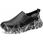 Xinshdi Women's Non-Slip Work Shoes Suitable for Catering Staff, Crew, Medical Staff, Waterproof, Lightweight and Comfortable