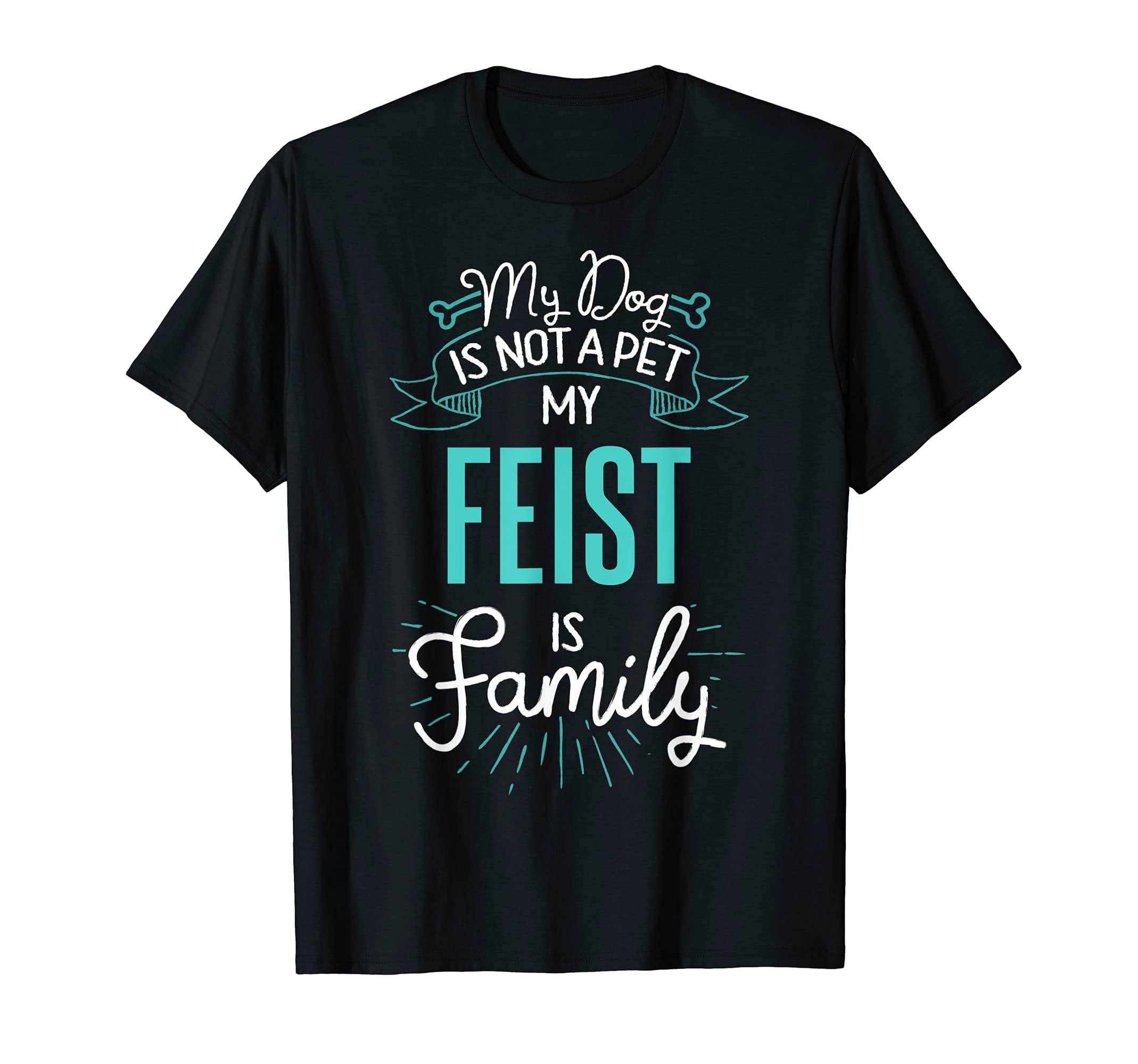 Cute Feist Design Family Dog Giftn T-Shirt