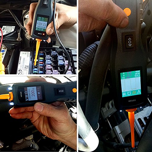 Automotive Circuit Tester Power Circuit Probe Kit - DC/AC Current Resistance Diodes Vehicle Voltage Signal Diagnostic Activating Components Tools VXDAS VSP200 for 12V to 24V Electrical System - Thumbnail 3