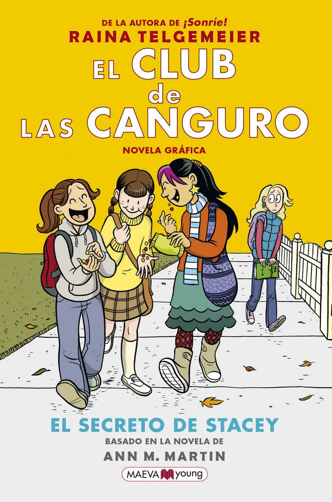 Portada de El Club de las Canguro 2: El secreto de Stacey (Novela gráfica)