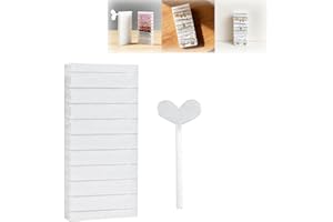 5Pcs Clear Nail Transfer Foil Storage Box with Pull-and-Cut System, 10-Slot Organizer for Transfer Foil Rolls & Decals, Salon