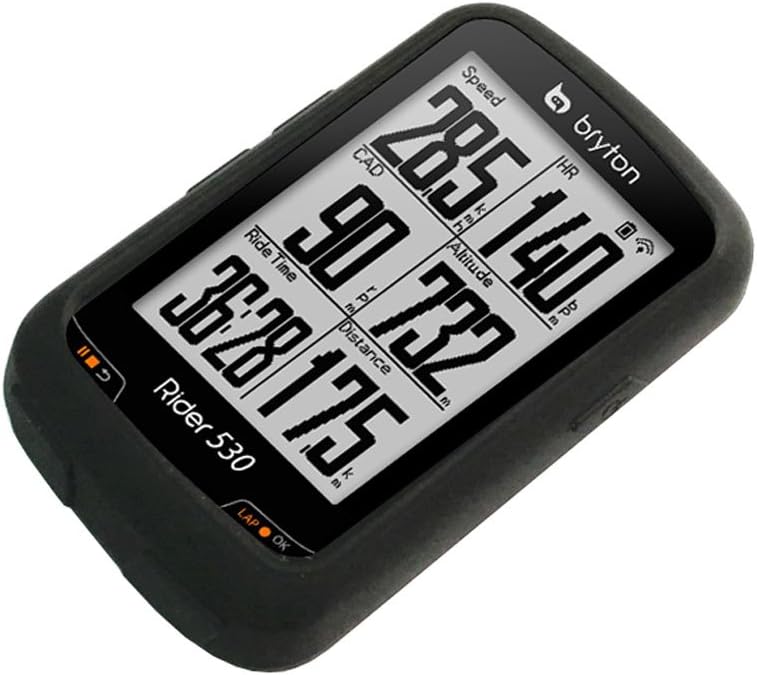 NoChoice Protective Case Silicon Rubber Case for Bryton Rider 530/310 GPS Cycling Computer (Include Screen Protector Matte and Anti-Glare, Very Simple Assembly, accurately Fitting)