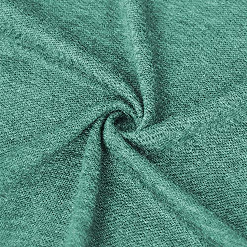 Womens Plus Size Tops Henley Shirts Short Sleeve Light Green 18W - Thumbnail 4