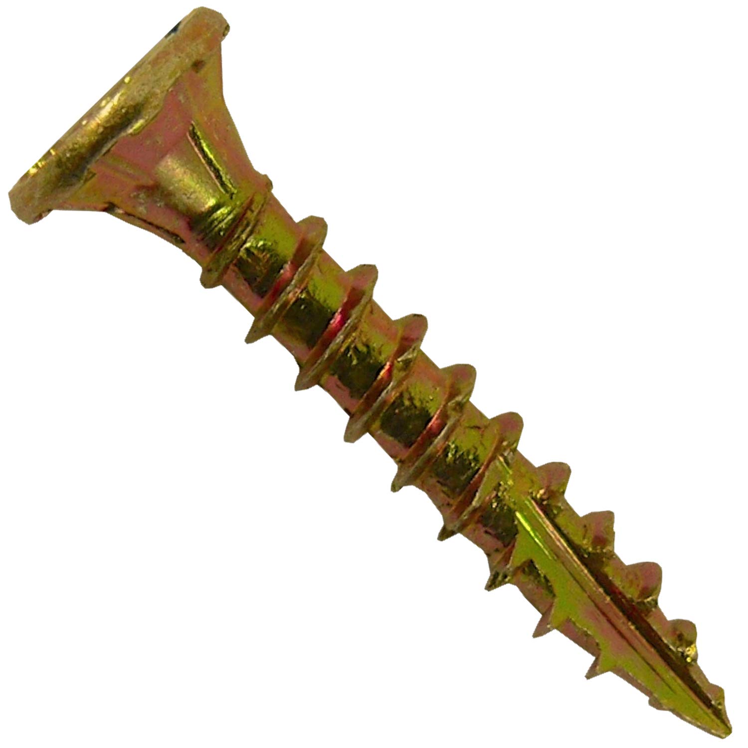 8 x 1" Gold Star Wood Screw Torx/Star Drive Head (Bulk Box 10,000 Count) Multipurpose Torx