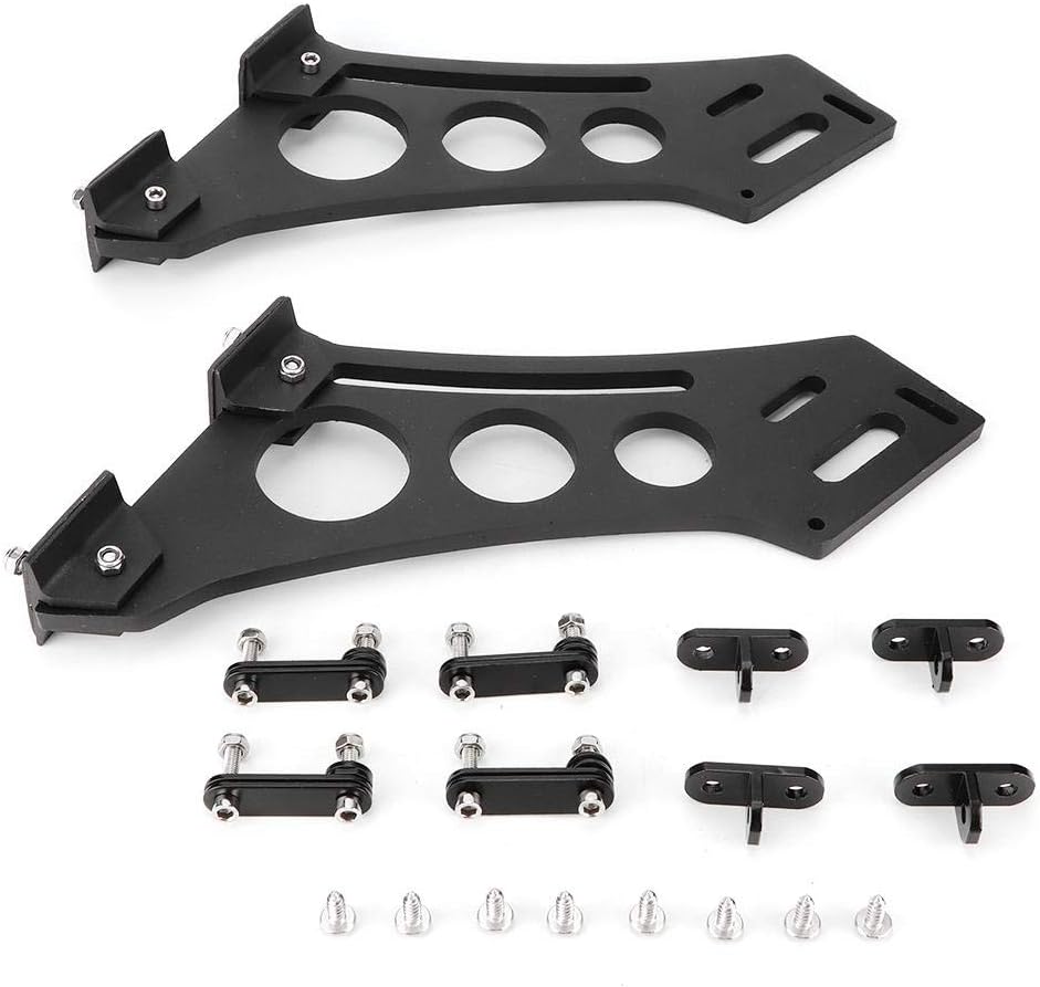 Qii lu Spoiler Mount Brackets, 10" Universal Car CNC
