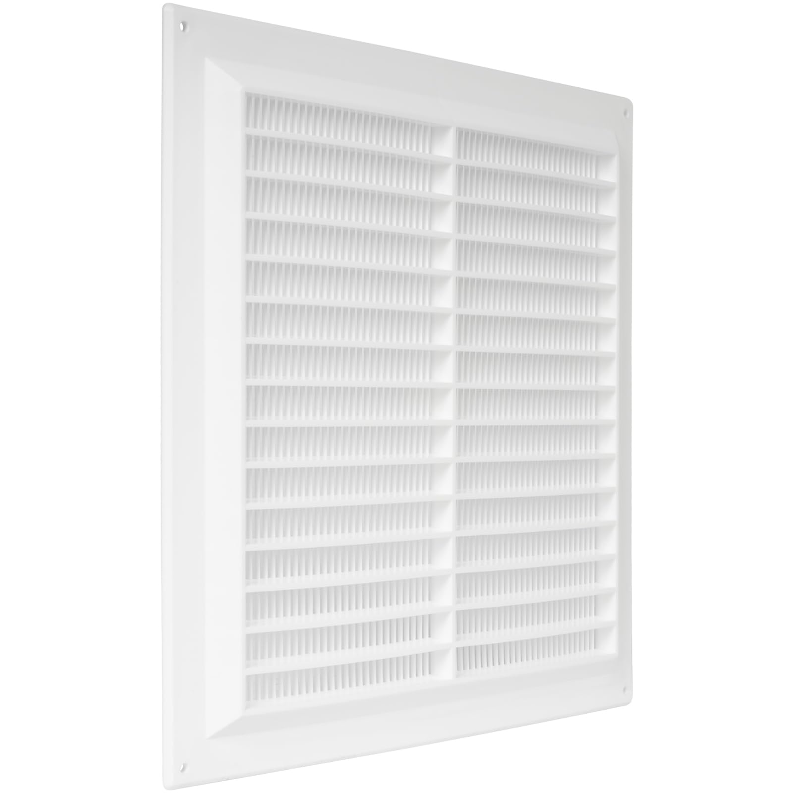 Photo 1 of Repa Market 10 x 10 Inch (Outer Size) White Plastic Return Air Vent Cover for Wall, Ceiling or Door/Square Return Air Grille/HVAC Vent Cover/AC Exhaust & Intake Soffit ceiling register