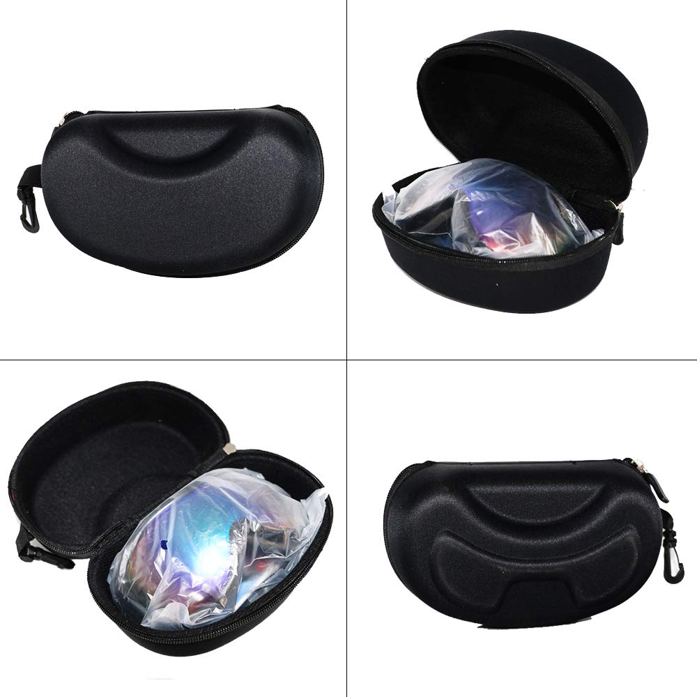 VAPELOPEK Ski Goggles OTG UV Protection Over Glasses Ski Snowboard Goggles for Men, Women&Youth (White Frame Green Lens)