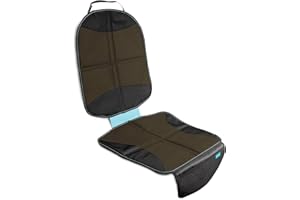 Munchkin® Brica® Seat Guardian™ Child Car Seat Protector, Includes Storage Pocket, Black/Brown