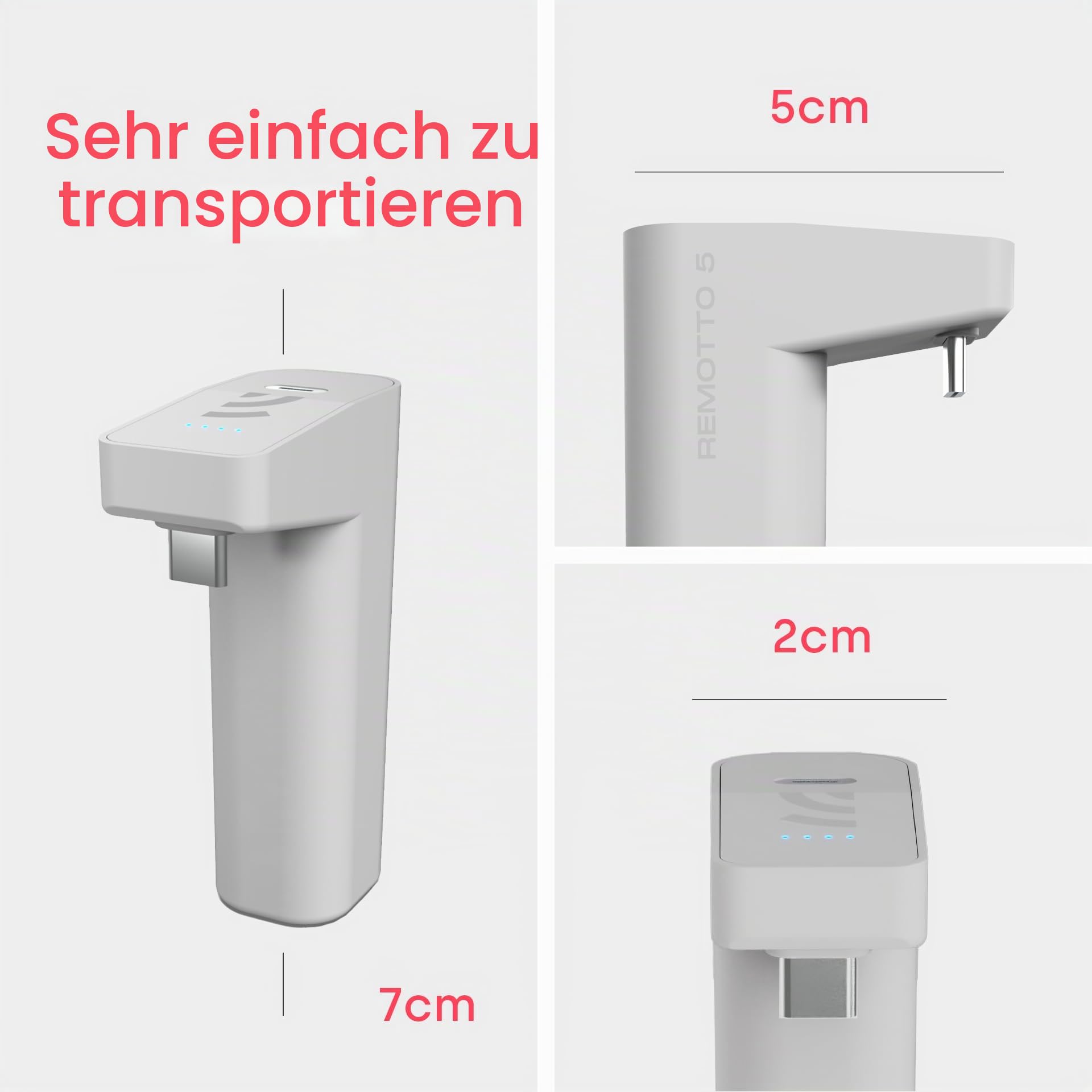 Remotto5 - PS5 Controller-Ladegerät Kabelloses, Tragbarer Akku für DualSense, Play während des Aufladens, Lange Akkulaufzeit, +12 Stunden Akkulaufzeit, PS5 Zubehör 3