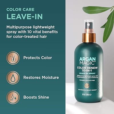 Buy Argan Magic Color Renew 10 In 1 Leave In Conditioner Multipurpose Spray 10 Benefits For Color Treated Hair Hydrates Enhances Color Enriched With Argan Oil Made In Usa