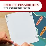 Command Poster Strips Damage Free Hanging Adhesive 12 White Removable view 2