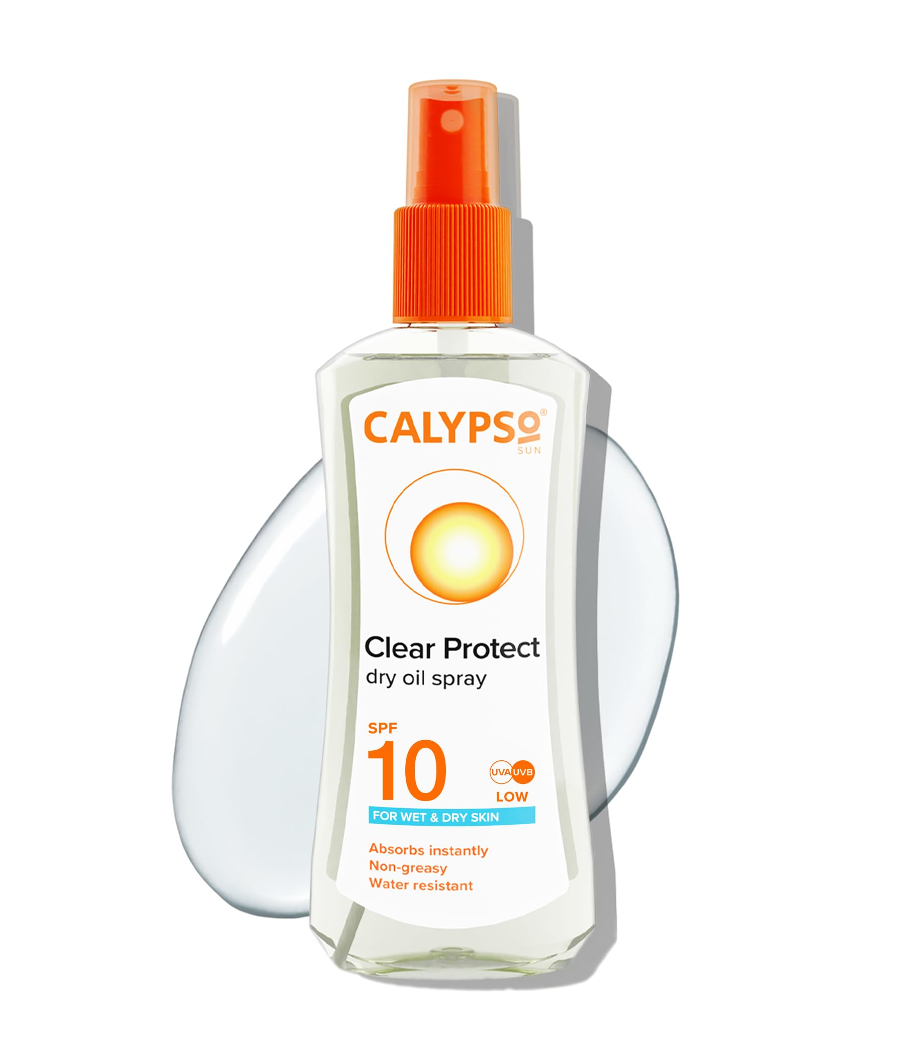 Calypso Wet Skin Dry Oil Spray with SPF10, 200 ml