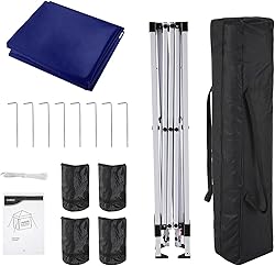 COBIZI 10x10 Ez Pop Up Canopy Tent, UPF