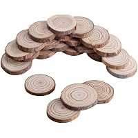 5 PCS Trucioli Di Legno Graffiti Lavoretti Natalizi Fai Da Te Fette Non Finite