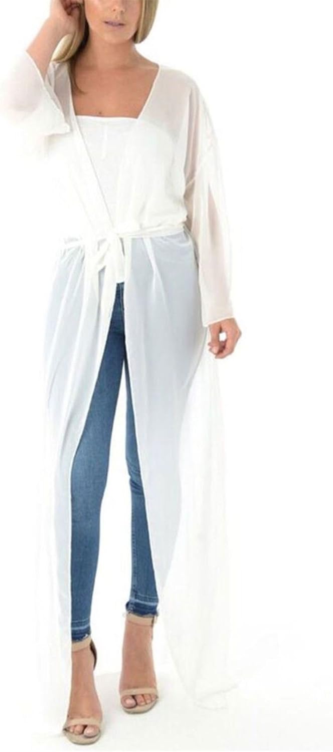 maxi belted kimono