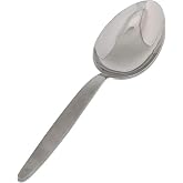 BNAZIND Chef Kunz Spoon | 9 inch 2.5 Tbsp18/10 Stainless Steel Silver Serving Spoons | Sauce, Basting, Quenelle, Plating, Coo