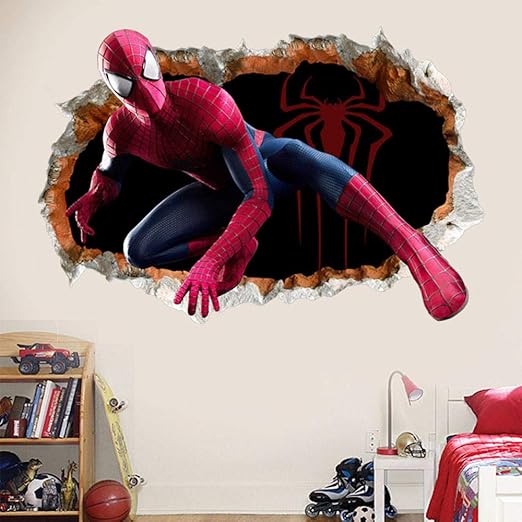 4 Stereo Schlafzimmer Poster selbstklebende Wandaufkleber Jungen