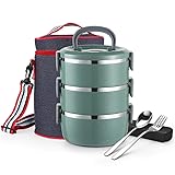 Stackable Themral Lunch Box, Arderlive Insulated