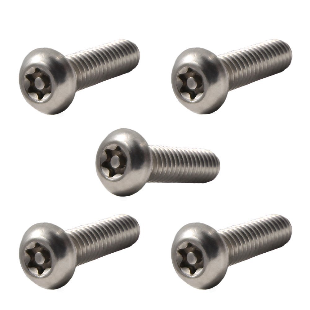 1024 x 1' Button Head Torx Security Machine Screw Bolt Screws
