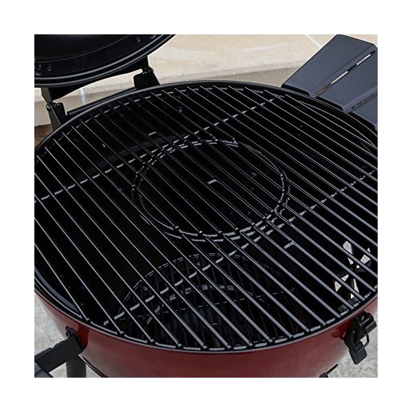 Char-Griller-E14822-Premium-Red-Kettle-Charcoal-Grill-and-Smoker