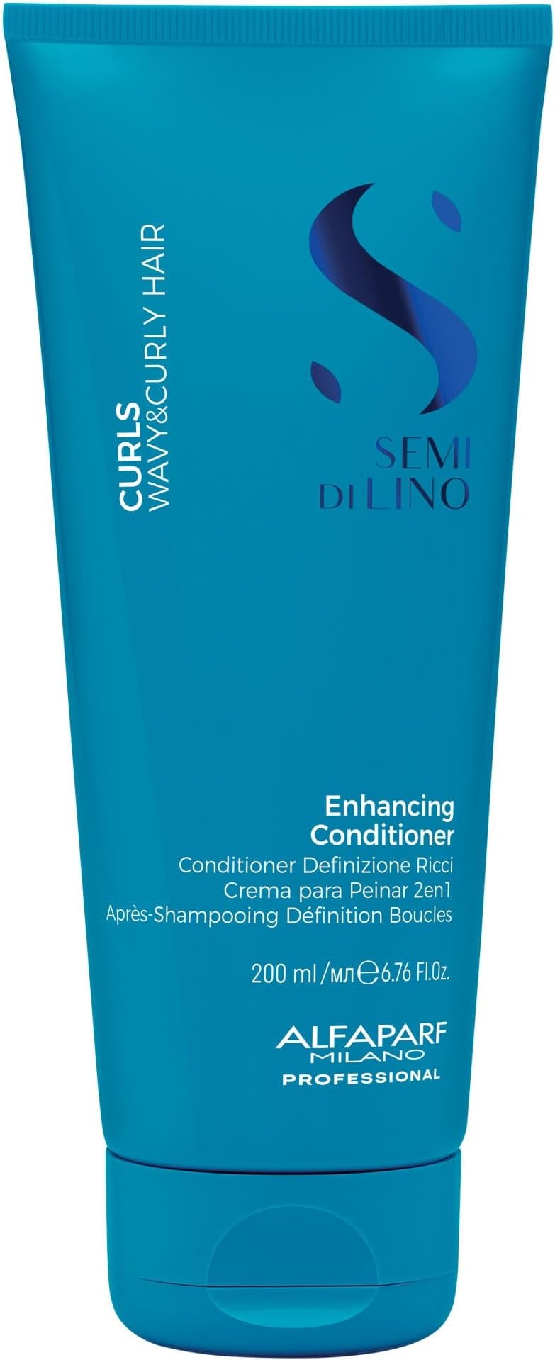 Alfaparf Milano Semi di Lino Curls Enhancing Conditioner 200 ml Con Colourful