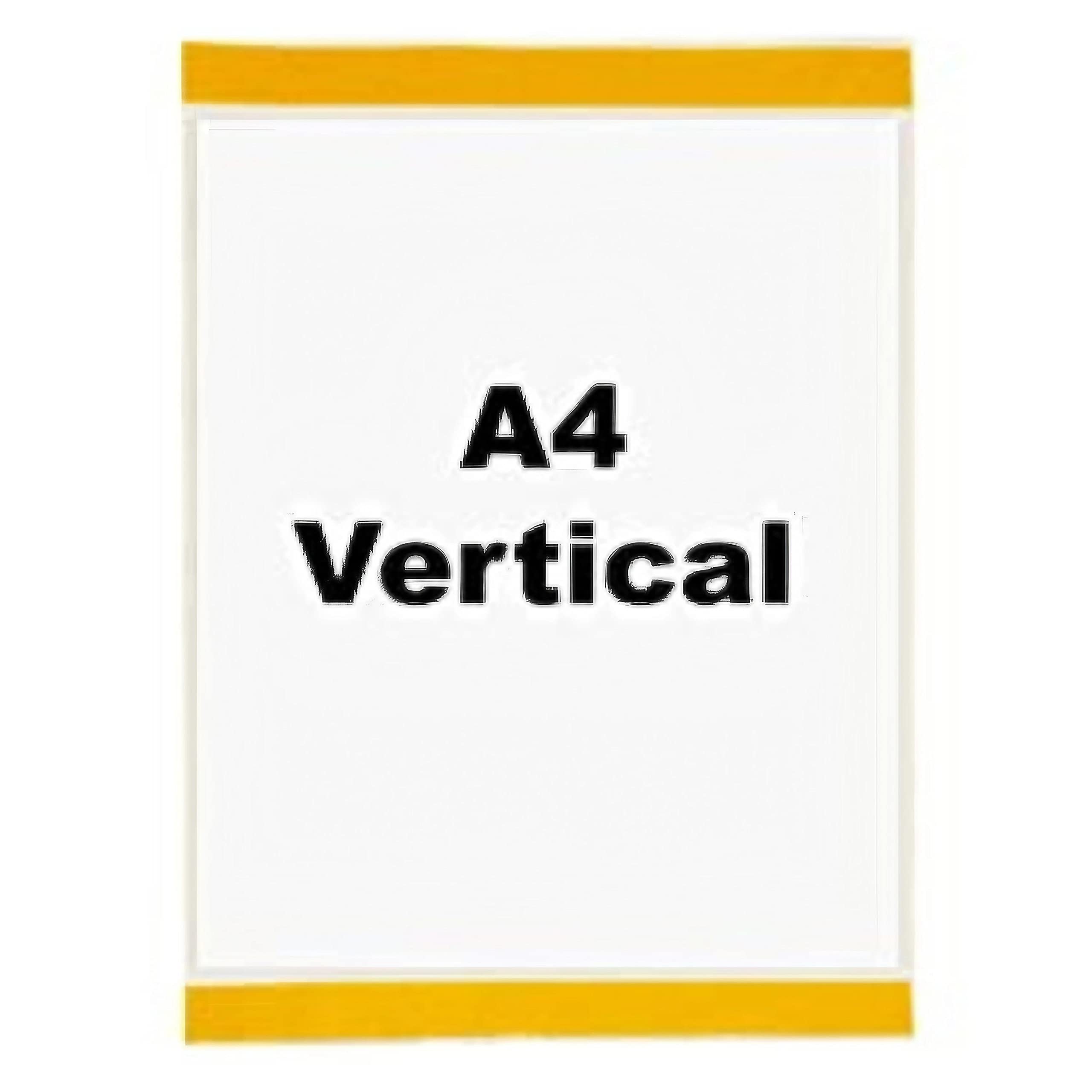 Industrial Strength Clear Pocket - Self-Adhesive - H.310 x W.220mm - A4 Vertical - Pack of 10