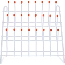 Metal Tube Rack 24 Position FUNOMOCYA 24-Position Lab Tube Drying Rack ...