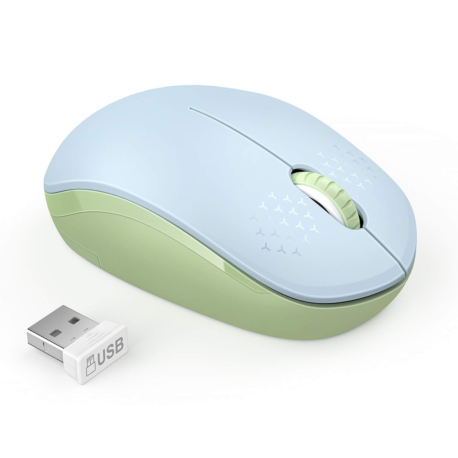 Photo 1 of ****MISSING PART***

seenda Wireless Mouse, 2.4G Noiseless Mouse with USB Receiver Portable Computer Mice for PC, Tablet, Laptop - Light Blue&Olive Green