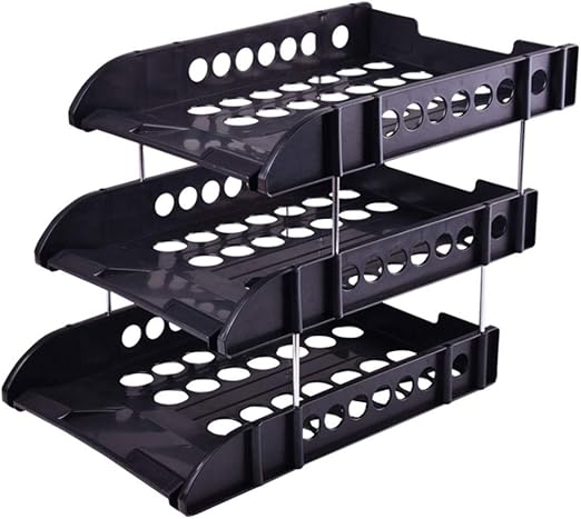 Hongyan Carpeta de Almacenamiento de Tres Capas de plástico para