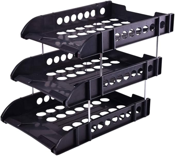 Hongyan Carpeta de Almacenamiento de Tres Capas de plástico para