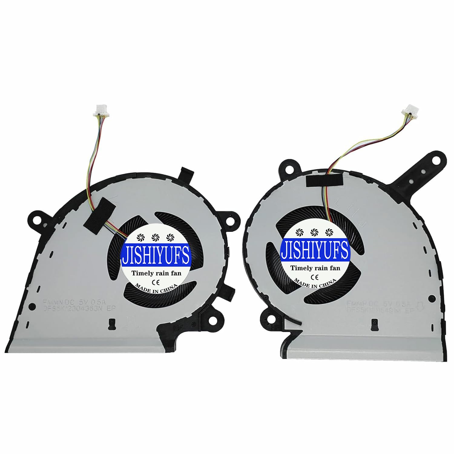 JISHIYUFS New CPU+GPU Cooling Fan for ASUS ROG Strix G531 G531G G531GT G531GU G531GD G531GV-DB76 G531GT-BI7N6 Series DFS5K12115491M FLKL 13N1-8JM0111 FLKL LB DFS5 K12304363N DC5V