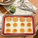 Wildone Baking Sheet Set, Stainless Steel Non-stick Cookie Pan with Cooling Rack & Silicone Mat, Size 16 x 12 x 1 inch, Oven Safe & Non Toxic - Set of 3