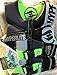 Hyper Lite Youth Vest Black Silver and Neon Green 50 to 90 Pounds New with Tags