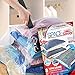Spacesaver Vacuum Storage Bags - Save 80% Space - Vacuum Sealed for Comforters, Blankets, Bedding, Clothing - Travel Bags with Pump (2 Small, 2 Medium, 2 Large, 2 Jumbo)