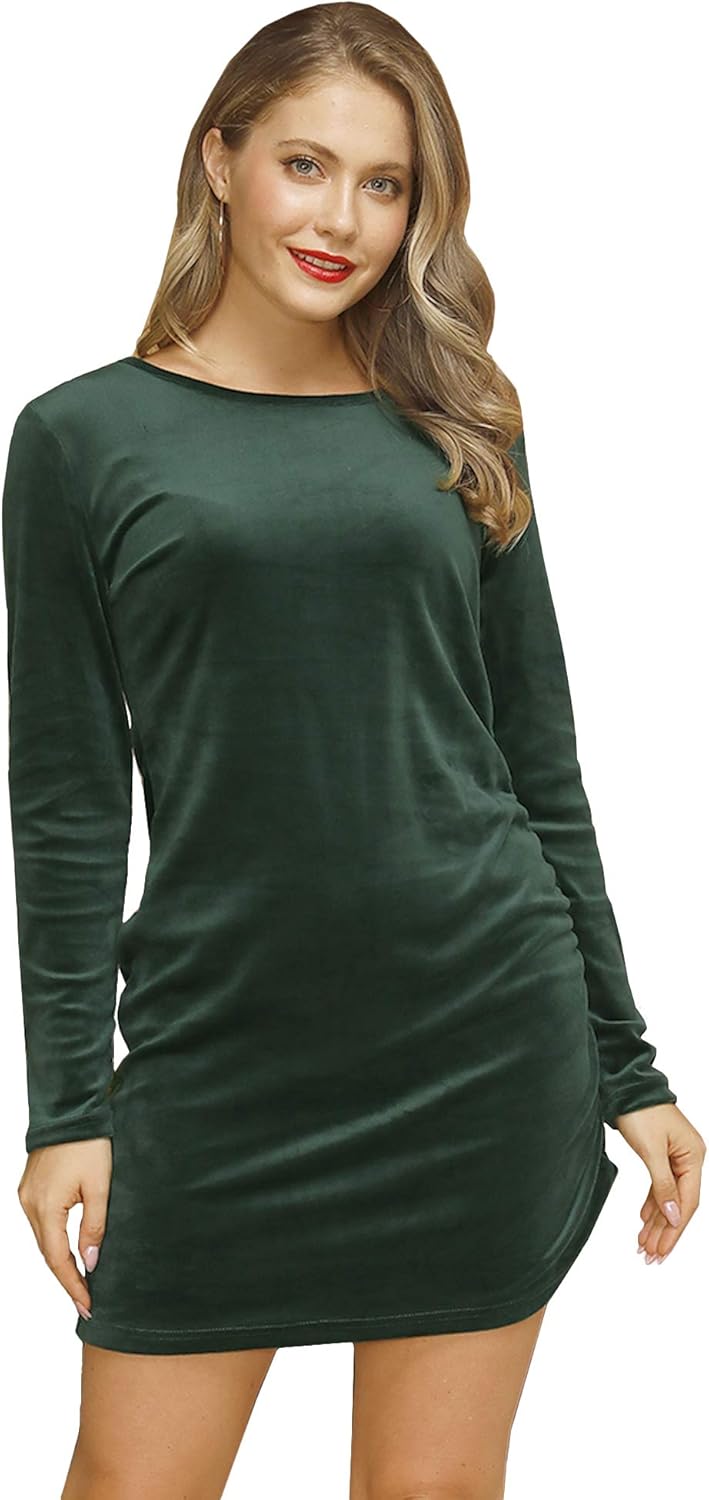 christmas velvet dress