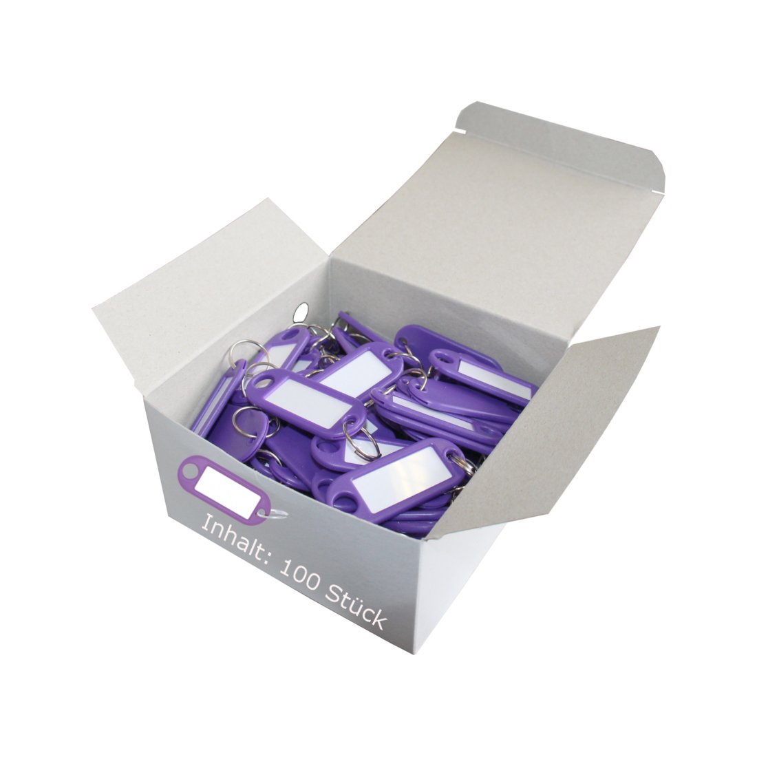 Wedo 262801808 Key Fob - Purple (Pack of 100)