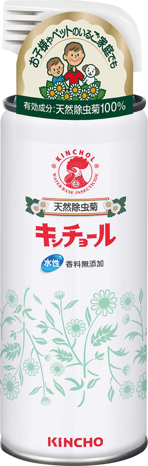 天然除虫菊 キンチョール ハエ 蚊 トコジラミ 水性タイプ 300mL 香料無添加商品画像