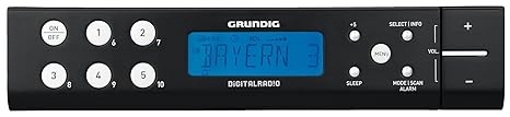 Grundig DKR 700 DAB+ Küchenradio Schwarz