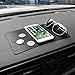 Karlor 2 Pack Sticky Anti-Slip Gel Pads for Cell Phones, Premium Non-Slip Car Dashboard Mat for Cell Phones, Sunglasses, Keys, Speakers,Coins and More-Black (Large Size 8.9 X 5.7 inch)